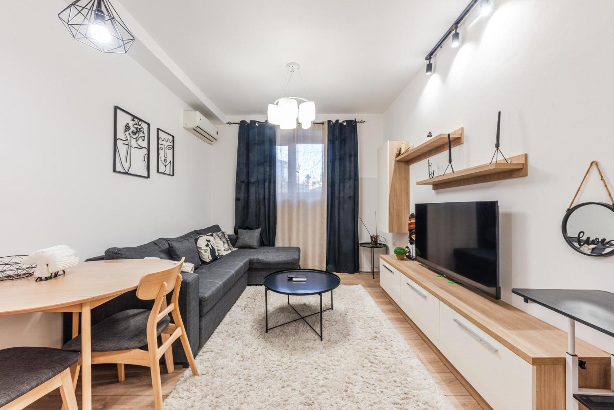Noir Apartment By Kondo Stays Tirana Buitenkant foto